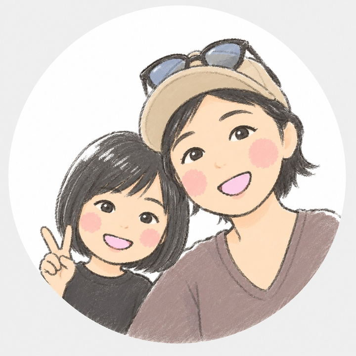 ゆかりさん親子のイラストアイコン