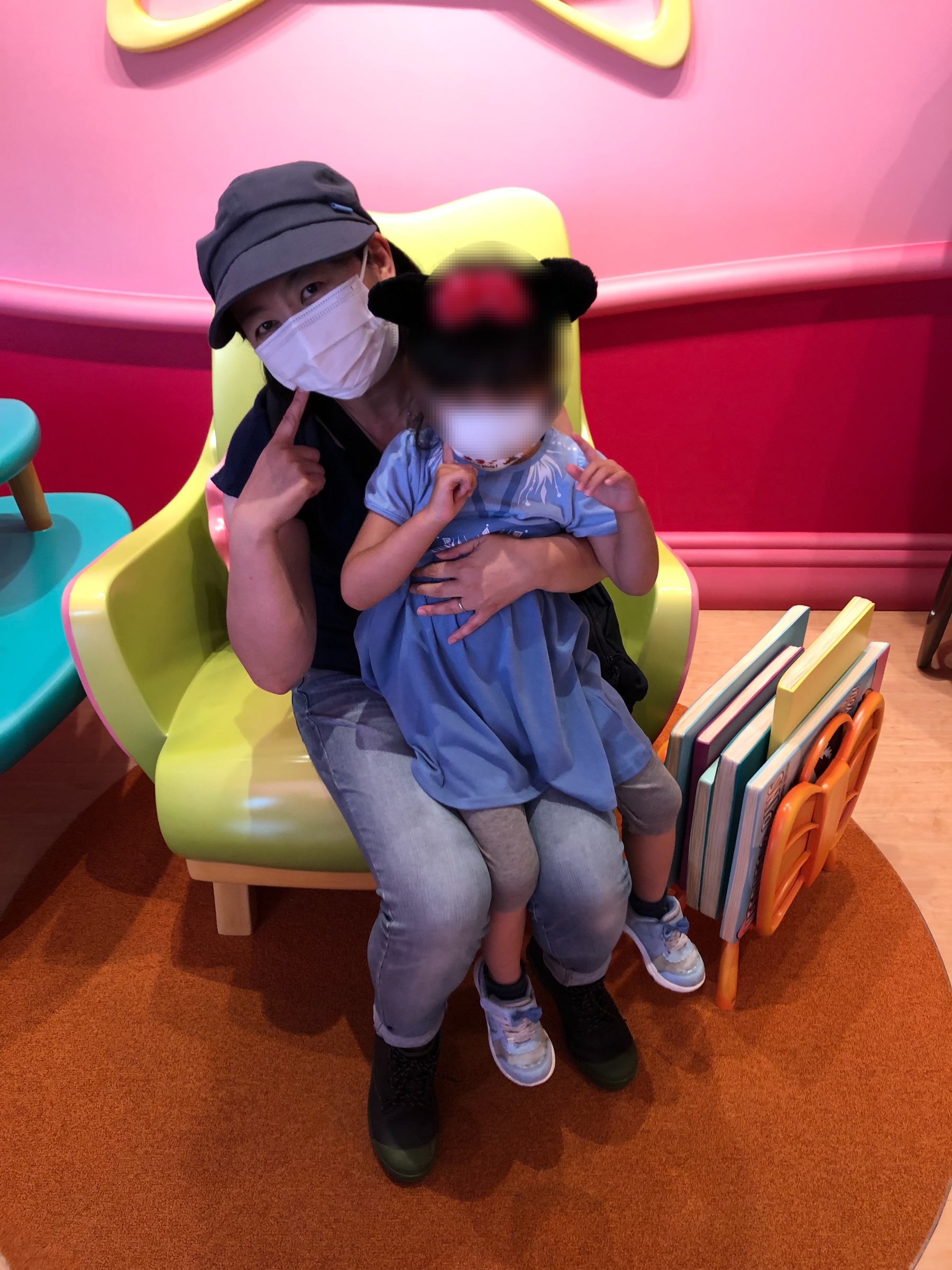 幼い頃の娘さんとゆかりさん